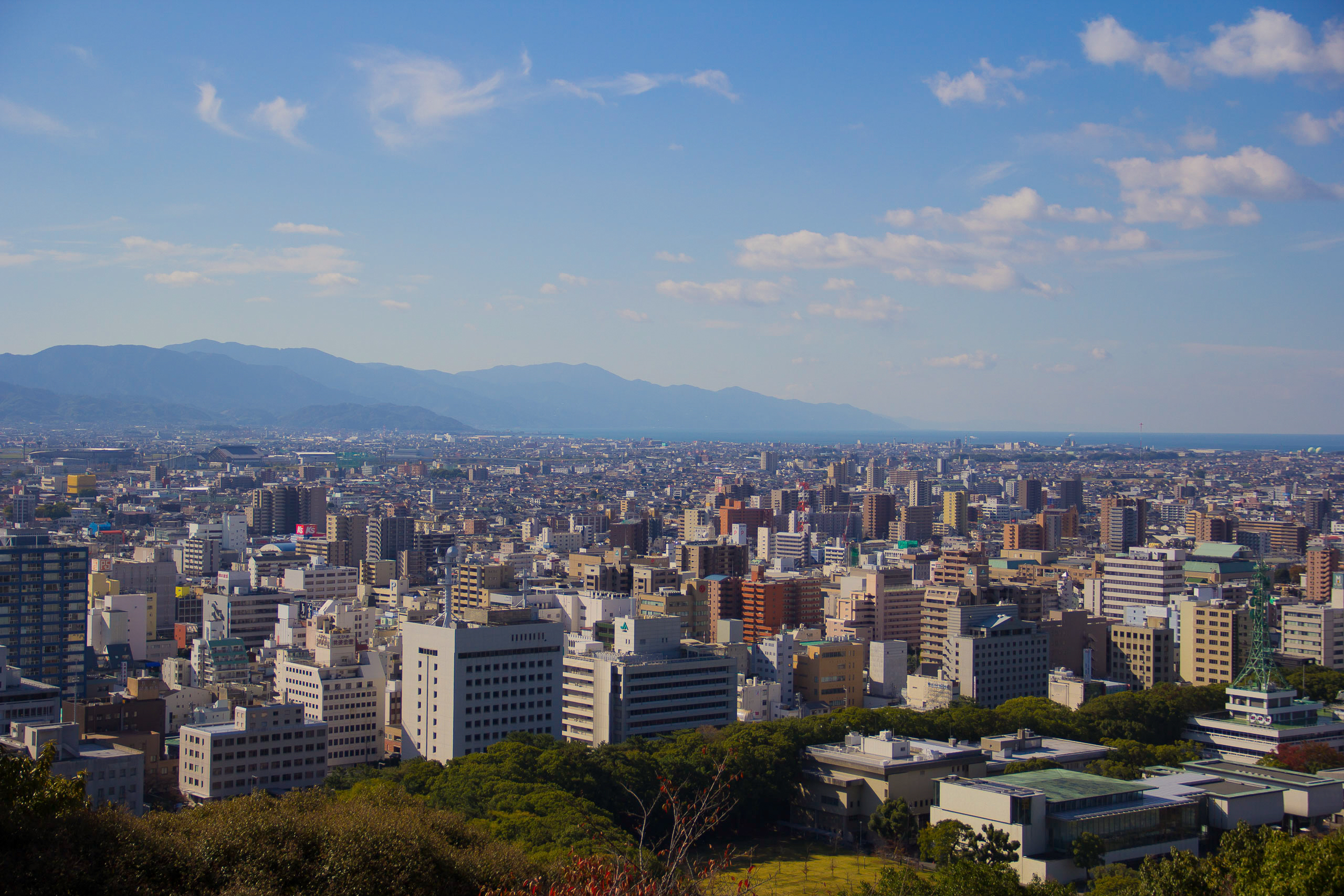 松山市のタクシーイメージ